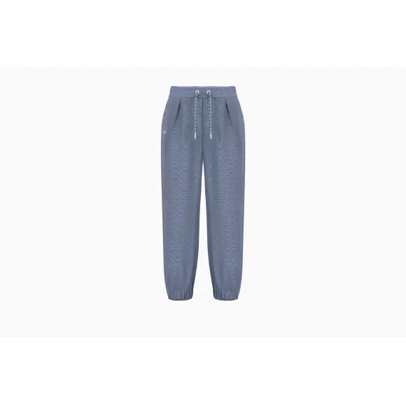 迪奥/Dior 蓝色纯棉帆布和水洗亚麻休闲裤 8HBM21PANA Y583