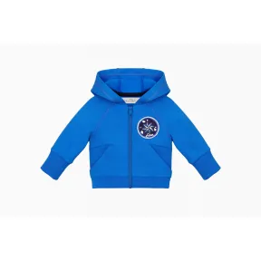 迪奥/Dior 蓝色麦尔登连帽开衫 8HBM43CARF Y598