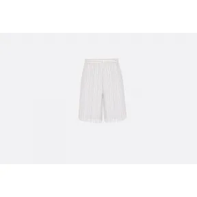 迪奥/Dior 科技真丝百慕大短裤 923C119A457B C070