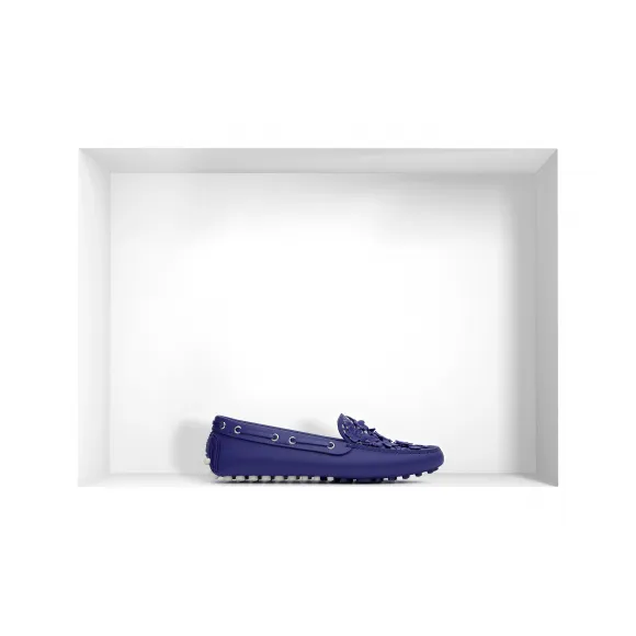 迪奥/Dior 蓝色光滑小牛皮和nappa皮革驾车鞋 KCJ302CAN S15B