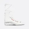 迪奥/Dior Dior Arty 系带及踝靴 白色漆皮牛皮革 KDI760VNI_S10W_T34