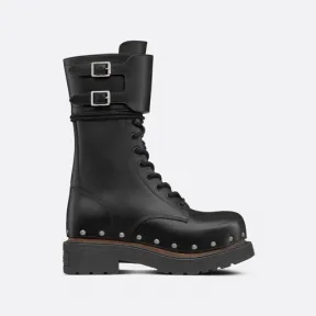 迪奥/Dior Diorquake 及踝靴 黑色牛皮革 KDI774VEA_S900_T35