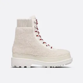 迪奥/Dior Dior Hike 及踝靴 白色牛皮革和皮毛一体 KDI811VES_S10W_T34