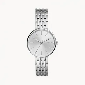 化石/Fossil Hutton Three-Hand Stainless Steel Watch BQ3465