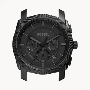 化石/Fossil Machine Chronograph Black Stainless Steel Case C221023