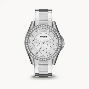 化石/Fossil Riley Multifunction Stainless Steel Watch ES3202