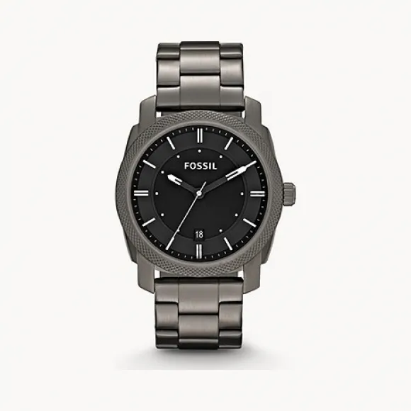 化石/Fossil Machine Smoke Stainless Steel Watch FS4774