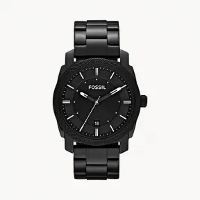 化石/Fossil Machine Black Stainless Steel Watch FS4775