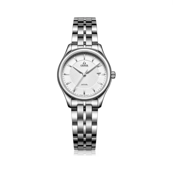 爵尼/Genie 豪仕系列 316L精钢 28mm 石英机芯 女表 GNQ-T1837L-QW