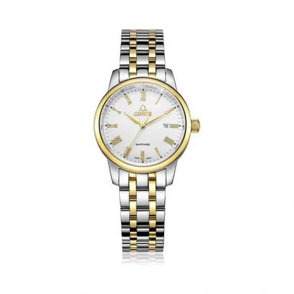 爵尼/Genie 特乐系列 316L精钢 29mm 石英机芯 女表 GNQ-T2008L-GS