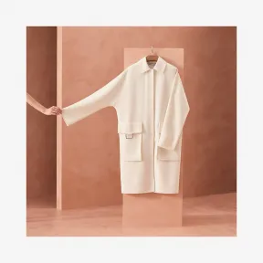 爱马仕/Hermes 贴袋薄款大衣 H0E0100DA9134