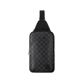 路易威登/Louis Vuitton(LV) Avenue NM 斜背包 Damier Graphite 帆布 - 皮具系列 N45302