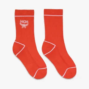 MCM 经典标志绵袜 MEZASBM01OR0ML