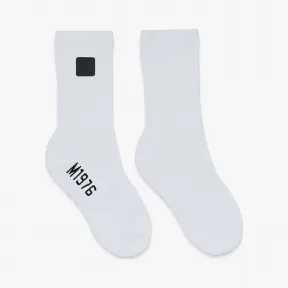 MCM 1976 logo 长筒袜 MEZASBM02WT0ML