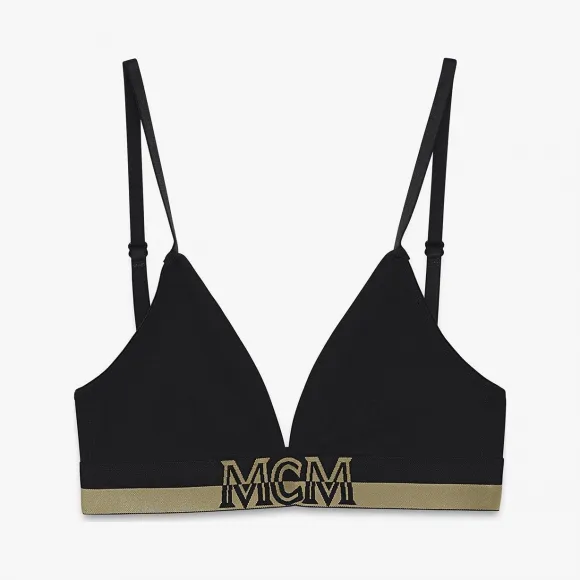 MCM 女士1976三角文胸 MFYASBM01BK00M