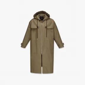 MCM 男士 PHENOMENON+MCM 华达呢连帽长大衣 MHCCAJP01IY00L