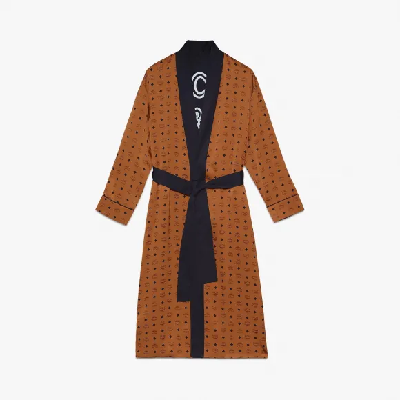 MCM 经典徽标真丝可逆长袍 MHHASBM02CO00M