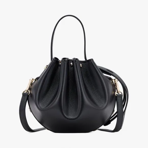 MCM 柔软皮革糖果束口袋 MWDASCY03BK001