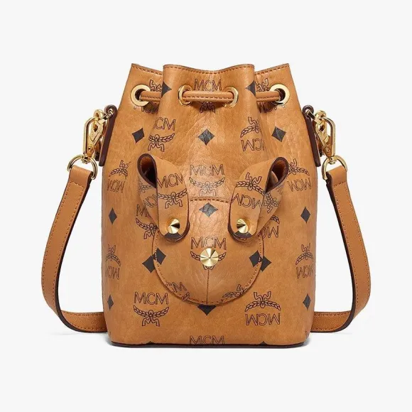 MCM MCM动物园系列Visetos兔子水桶包 MWDBSXL02CO001