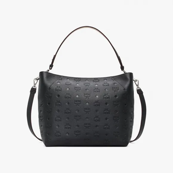 MCM Clara Monogram 皮革流浪包 MWHAAKM03BK001