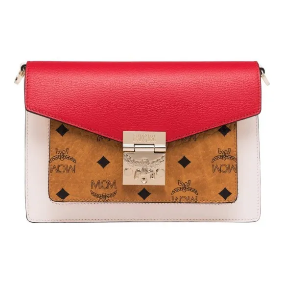 MCM Patricia Visetos皮块斜挎包 MWR9SPA27CD001