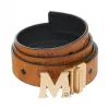 MCM Claus Visetos M 字双面皮带 MXB9SVI12CO001