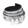 MCM M Reversible Belt 1.2  in Visetos MYB9SVC10SB001