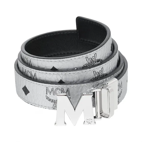 MCM M Reversible Belt 1.2  in Visetos MYB9SVC10SB001