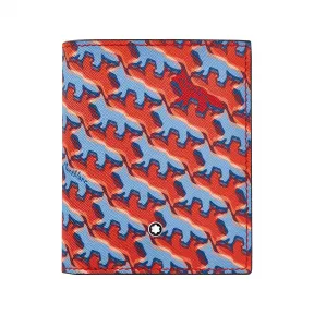 万宝龙/Montblanc Montblanc x Maison Kitsuné 胶囊系列先锋橙附隔层名片夹 129018 - U0129018