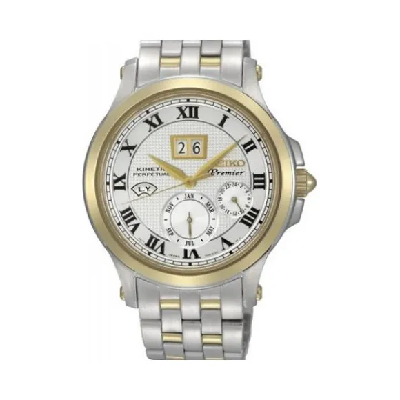 精工/Seiko Premier系列 不锈钢 人动电能 男表 SNP094J1