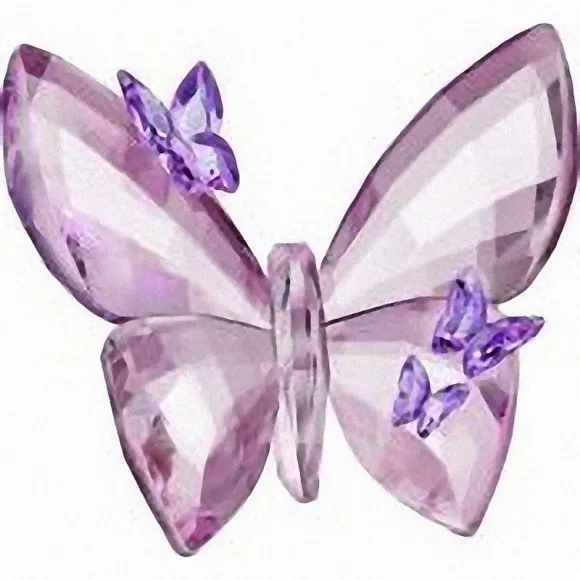 施华洛世奇/Swarovski 摆件 蝴蝶, Light Amethyst, 大, 设计师签名产品 5071021