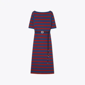 汤丽柏琦/Tory Burch 平织条纹连衣裙 136350-410