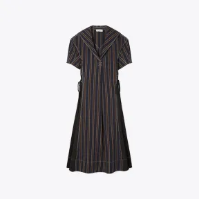 汤丽柏琦/Tory Burch 条纹水手连衣裙 136835-412