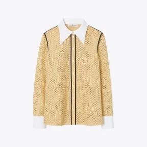 汤丽柏琦/Tory Burch 蜂巢孔衬衫 136839-257