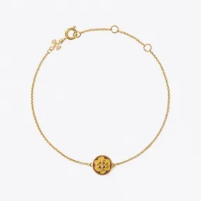 汤丽柏琦/Tory Burch Kira 印花珐琅链条手链 137006-700