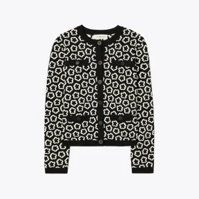 汤丽柏琦/Tory Burch Kendra 花卉提花开衫 142051-001