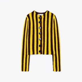 汤丽柏琦/Tory Burch 皱缩罗纹开衫 142188-963