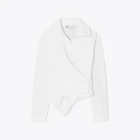 汤丽柏琦/Tory Burch 府绸裹身衬衫 143107-100