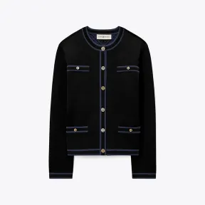 汤丽柏琦/Tory Burch Kendra 提花开衫 145907-001