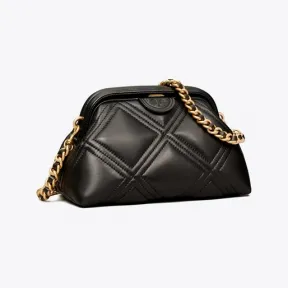 汤丽柏琦/Tory Burch Fleming 小号软皮口金斜挎包 80963-001