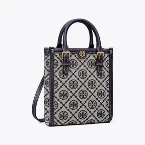 汤丽柏琦/Tory Burch T Monogram 迷你提花托特包 87146-405
