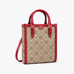 汤丽柏琦/Tory Burch T Monogram 迷你提花托特包 87146-915