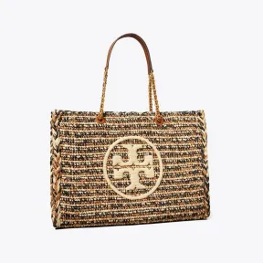 汤丽柏琦/Tory Burch Ella 拉菲草链条托特包 88084-241