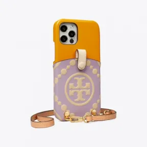 汤丽柏琦/Tory Burch T Monogram 压花手机斜挎包 90352-519