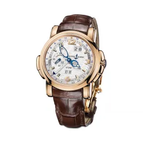 雅典/Ulysse Nardin 万年历系列 18k玫瑰金 自动机械 男表 322-66-91