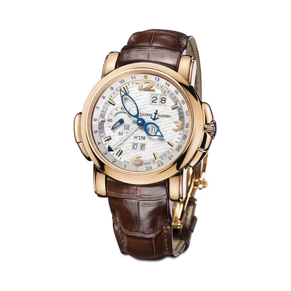 雅典/Ulysse Nardin 万年历系列 18k玫瑰金 自动机械 男表 322-66-91